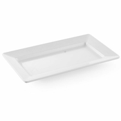 slomart Pravokotni krožnik iz melamina 49,5x27cm V 5,6cm bel - Hendi 561515