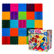 Ortek Masažna ortopedska podloga Puzzle Mix 25 elementov