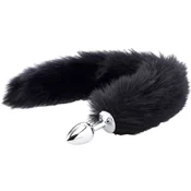 ZENN Deluxe Fluffy Fox Plug - Black