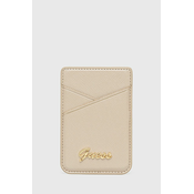 Guess Wallet Card Slot GUWMSSASLGO MagSafe Saffiano gold (GUWMSSASLGO)