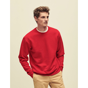 Mens Red Set-in Sweat Fruit of the Loom