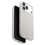 Premium ovitek UNIQ Lino MagClick™ za iPhone 17 Pro Max - Mist Grey