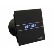 CATA CATA VENTILATOR E-100 GBTH, CRNA, 4W/8W, 100mm, VLAŽNOSTNI SENZOR, LED ZASLON