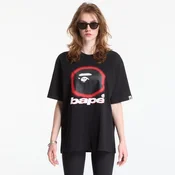 Majice A Bathing Ape Spray Ape Head Relaxed Fit Tee UNISEX Black L