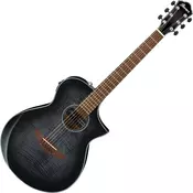Ibanez AEWC400-TKS Transparent Black Sunburst Elektroakustična jumbo (Rabljeno)