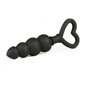 SuperLove Silicone Anal Beads Black