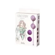 Lola games Vaginalne kuglice Set for Easy and Medium Level Love Story Valkyrie Purple