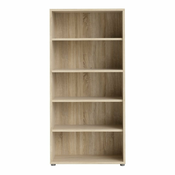 Modularna biblioteka u dekoru hrasta u prirodnoj boji 89x189 cm Prima – Tvilum