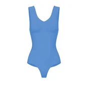 cfab Oblikovanje postave Tank Bodysuit Sculpting Shapewear mit String azur