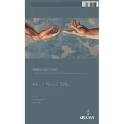 Akvarelni blok Creative A4 12L 300GR