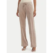 Juicy Couture Hlače TINA  temno siva / transparentna