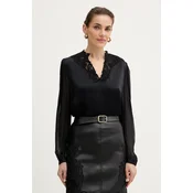 TWINSET Bluza 252TT2243 Črna Regular Fit