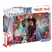 Clementoni - Puzzle Frozen 104 maxi II - 100 kosov