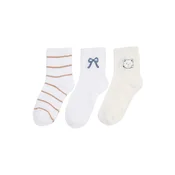 Trendyol Milla Ženski set carapa Thmss26Co00017, 3 para, Krem