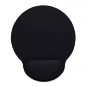 MANHATTAN Podloga za miš Wrist-Rest 434362, Crna