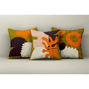 Aberto Design Set dekorativnih jastucnica Asr_plw25-4, 43x43 cm, 3 komada, Šarena