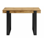 Pisalna miza Denton 609 (Hrast + Črna) 76x110x50cm, Hrast, Črna