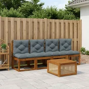 vidaXL 4-delne blazine za palete VIANEN 4 kos 100% poliester Modra