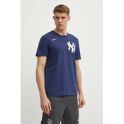 Majica kratkih rukava Nike New York Yankees za muškarce, boja: tamno plava, s tiskom