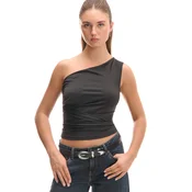 Cropp - Bluza s vezivanjem - CRNO