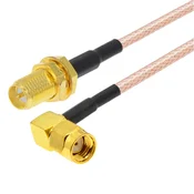 Pigtail SMA-RP vtičnica/vtič RA RG316 20cm
