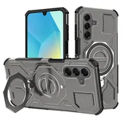 Hibridni ovitek Carbon Shield Pro za Samsung Galaxy A16 4G/A16 5G - smoke black