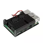 Hladnjak za RaspberryPi 4, aluminijumski, set 2/1, sa ventilatorom