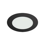 Ideus LED panel 9W vgradni 3CCT 860lm IP54 WAFEL črna