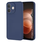 Silikonski ovitek Techsuit SoftFlex za Xiaomi Redmi Note 17 Pro 5G - moder
