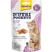 Gimcat priboljšek Nutri Pockets z raco 60 g