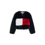Tommy Jeans Prehodna jakna mornarska/rdeča/bela