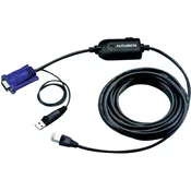 ATEN KVM adapter [1x USB 1.1 vtič A, VGA-vtič - 1x RJ45-vtičnica] 4.50 m črn ATEN