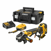 DEWALT KOTNI BRUSILNIK DEWALT. 18V DCG406P2LRT 125mm BL ON REZILO 2x5.0Ah TSTAK LANYARD READY, (21379545)