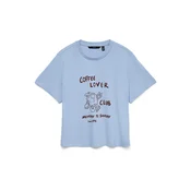 VERO MODA Majica  rjava / sivka