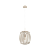 Eglo 900496 - Lestenec na vrvici ROMAZZINA 1xE27/40W/230V kremna