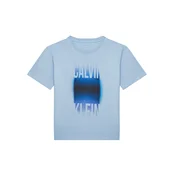 Calvin Klein Jeans Majica Gradient Graphic IB0IB02446 Svetlo modra Regular Fit