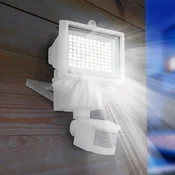Lumisky LED-sončni zunanji reflektor Cooper, bel, širina 22 cm, senzor - Plastika