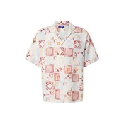 JACK & JONES Srajca JORHydra svetlo modra/oranžna/rjasto rdeča/bela
