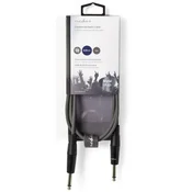 COTH23000GY15 Mono audio kabl, 6.35 mm Muski na 6.35 mm Muski, Nickel Plated, 1.50 m, Okrugli, PVC