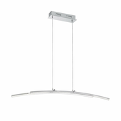 EGLO 96096 | Pertini Eglo visilice svjetiljka 2x LED 2600lm 3000K aluminij, krom, prozirna