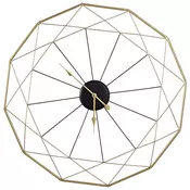 Ambia Home STENSKA URA črna, zlata 87 cm