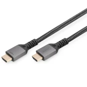 Digitus vrhunski povezovalni kabel hdmi 2.1 ultra highspeed 8k60hz uhd tipa hdmi a/a m/m 1m črn