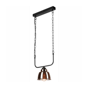 Luster na lancu MARIO 1xE27/60W/230V mesing