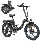 HILLMILES HillMiles MilePort 1 zložljivo električno kolo 20, 250 W, baterija 36 V 13 Ah, široke pnevmatike in do 100 km dosega