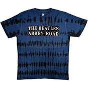 The Beatles Abbey Road Sign (Wash Collection) Dip-Dye On Black XL Majica