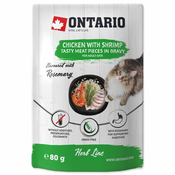 Ontario žepek s piščancem in kozicami v omaki - 80 g