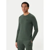 EA7 Emporio Armani Majica z dolgimi rokavi 8NPT28 PJVQZ U7260 Zelena Slim Fit