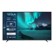 Tesla Televizor 55E655BUW 55, 4K UHD, webOS, Crni