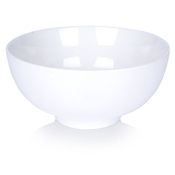 shumee Velika bela porcelanasta skleda za ramensko juho, solate, prigrizke 20 cm 1,6 L