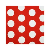 Meter tkanine 100% bombaž deluxe Dots rdeče